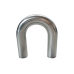 1.75" OD Universal Aluminum Pipe 180 Degree U-Bend, 1.65mm Thick Tube, 15" in Length