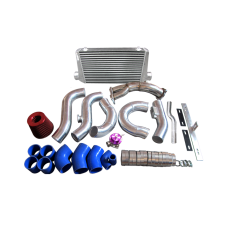 Downpipe Intercooler Turbo Intake Radiator Hard Pipe Kit For 2JZ-GTE GS300 2JZGTE